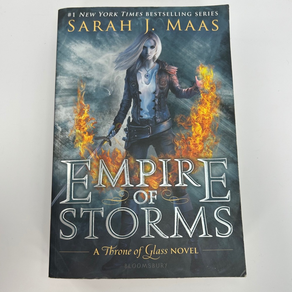 Empire of Storms Paperback by Sarah J. Maas Throne of Glass